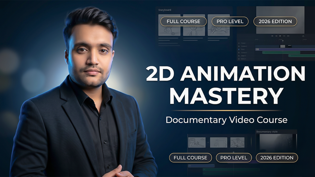 2D Animation Documentary Video Mastery Course